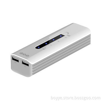 10,400mAh Power Bank with Slide-proof Side Design
